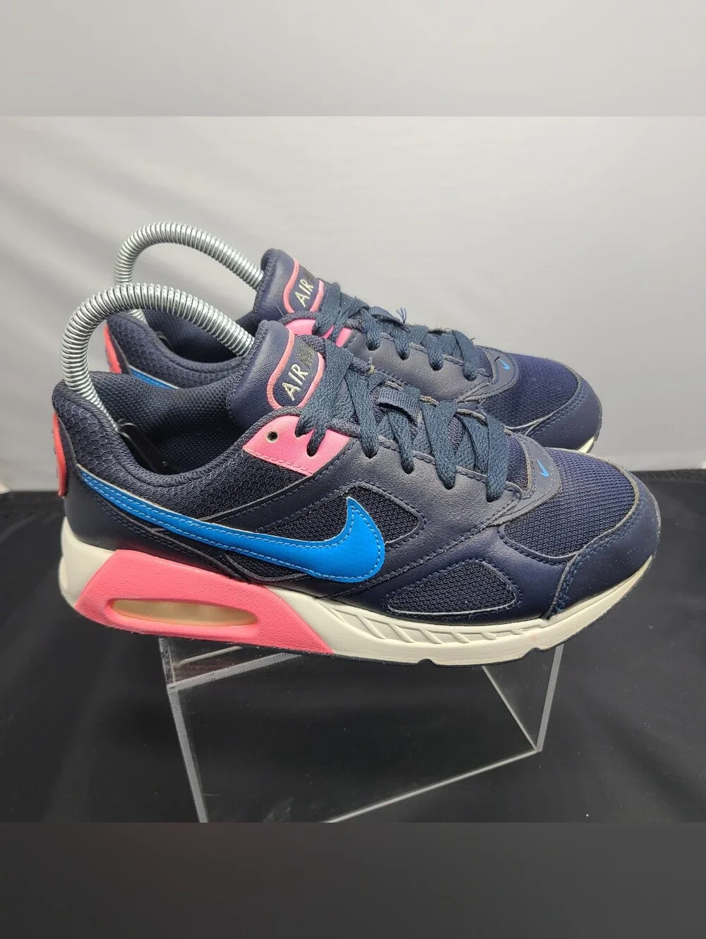 Nike Air Max Ivo Athletic Shoes Obsidian Pink 579998-464 Big Girls Youth 5Y